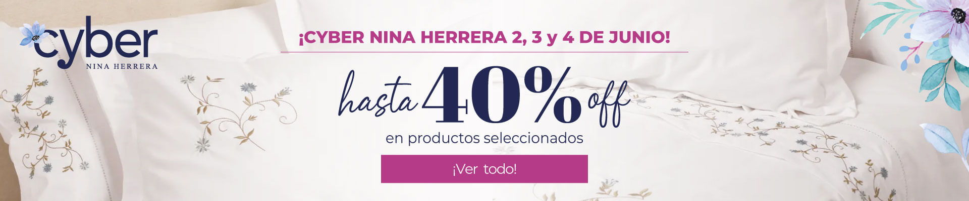Cyber Nina Herrera, Increibles Descuentos en Productos y Decoración para el Hogar.