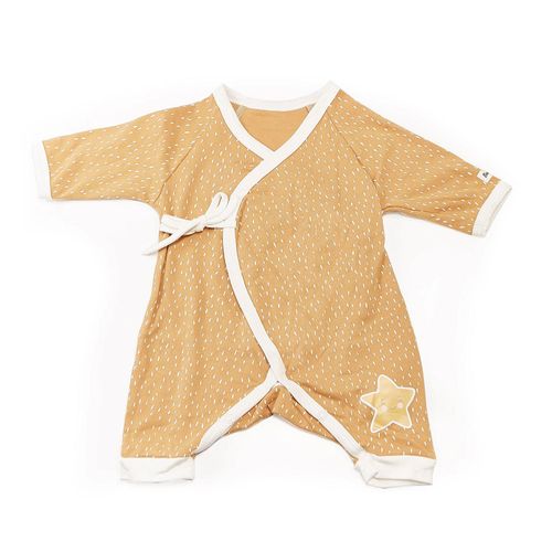 Enterito Kimono M/Larga Little Star Naranjo