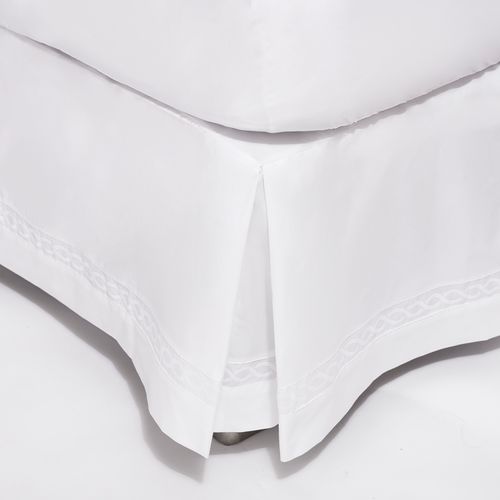 Faldón Básico Trenza Blanco 220 Hilos