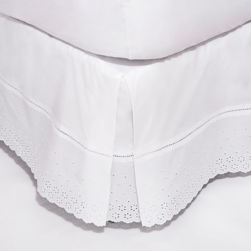 Faldón Clásico Blanco 220 Hilos