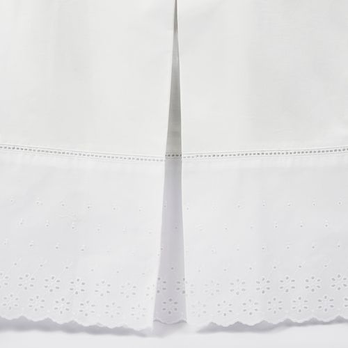 Faldón Clásico Blanco 220 Hilos