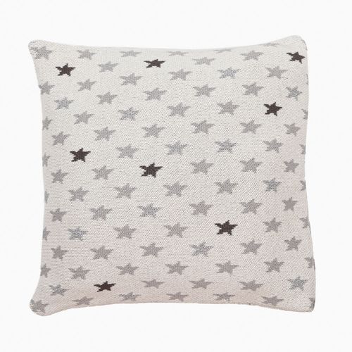 Cojín Bebé Tejido Estrellita Gris 30x30cm