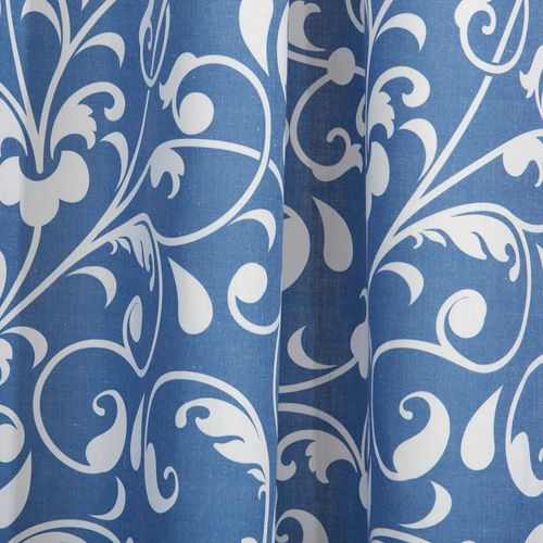 Cortina de Baño Estampada Saybrook Azul 180x180cm