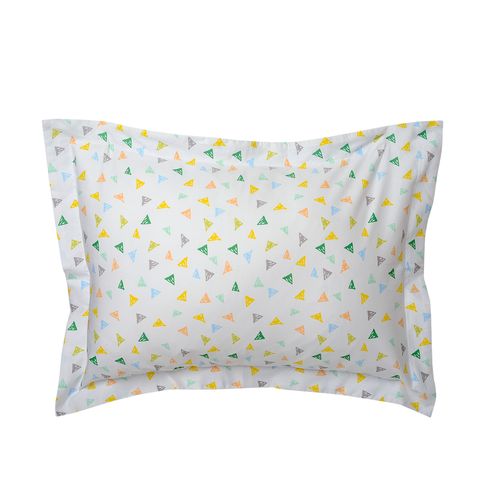 Funda Kids Estampada Banderín Blanco 220 Hilos 50x70cm