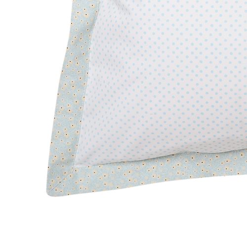 Cojín Kids Estampado Sarita Celeste 220 Hilos 30x45cm