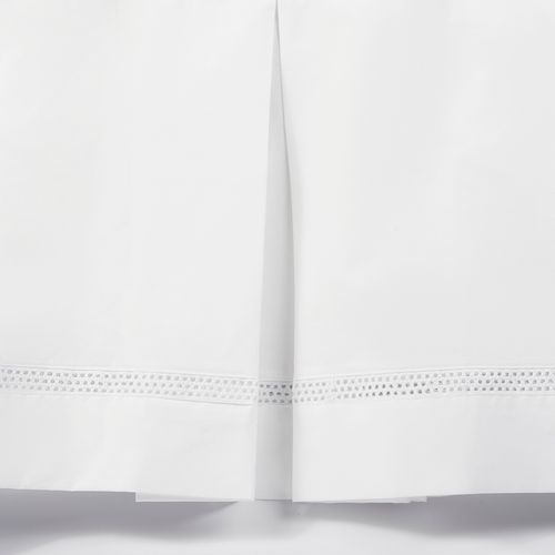 Faldón Clásico Broderie Premium Blanco 220 Hilos