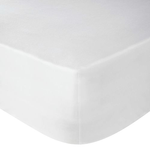 Sábana Bajera Básica Blanco 220 Hilos