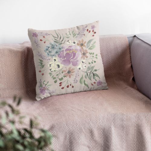 Funda de Cojín Estampado Bloom Damasco 45x45cm