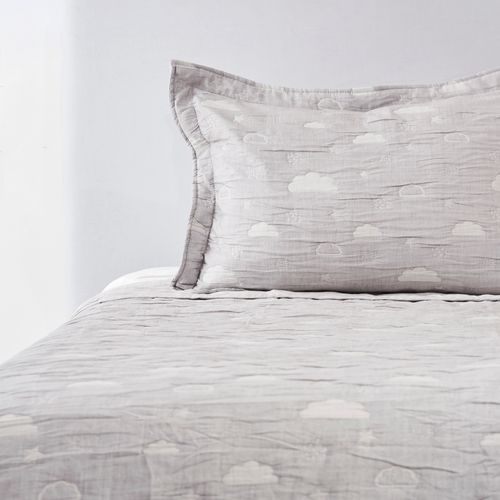 Cubrecama Kids Jacquard Cloud Gris