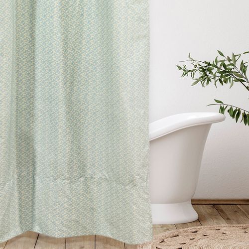 Cortina de Baño Estampada Liberty Agua