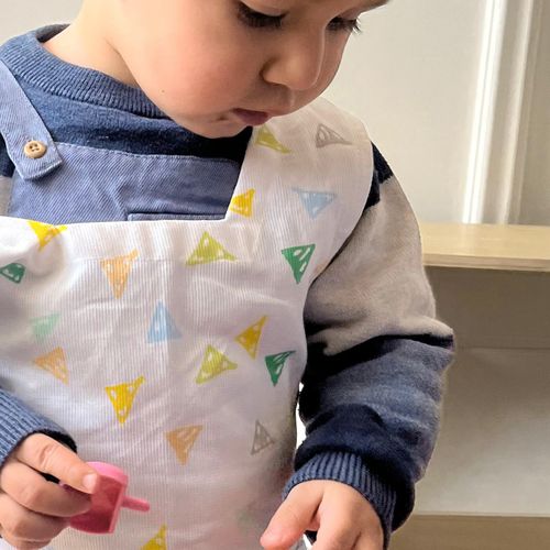 Delantal Piqué Banderin Kids Multicolor
