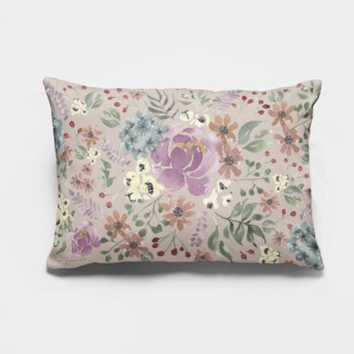 Funda de Cojín Estampado Bloom Damasco 30x50cm