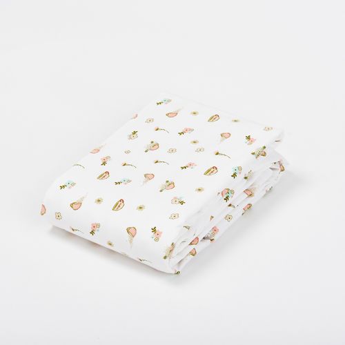 Cubreplumón Kids Estampado Tazas Rosa 220 Hilos