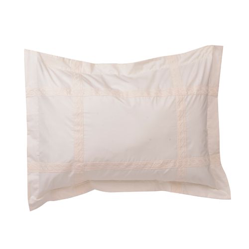 Funda Trenza Beige 220 Hilos 50x70cm