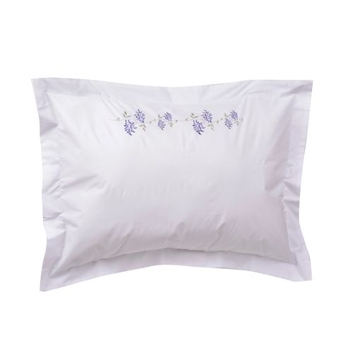 Set Fundas Bordada Enredadera Lila 220 Hilos 50x70cm