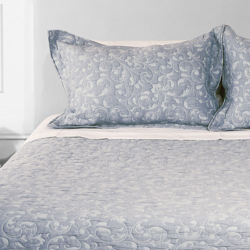 Cubrecama Jacquard Cassis Azul