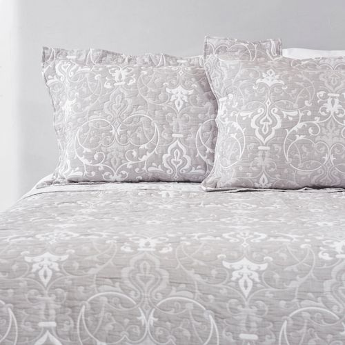 Cubrecama Jacquard Luberon Gris
