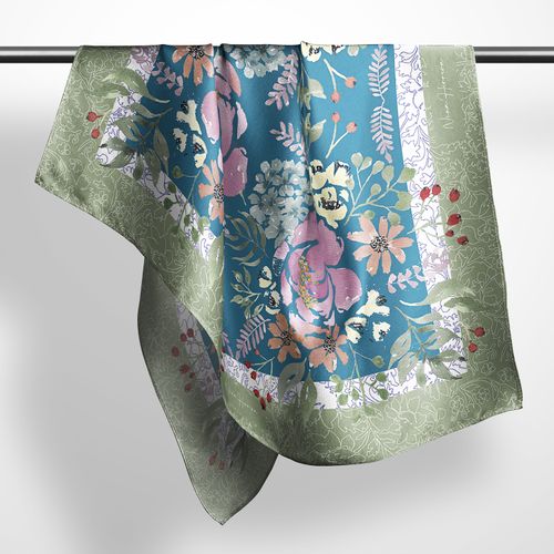 Pañuelo Pet Estampado Bloom Mix 90x90cm