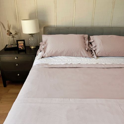 Cubreplumón Básico Reversible Piqué Nude