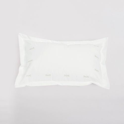 Cojín Bebé Bordado Libélulas White OFF 220 Hilos 30x45cm