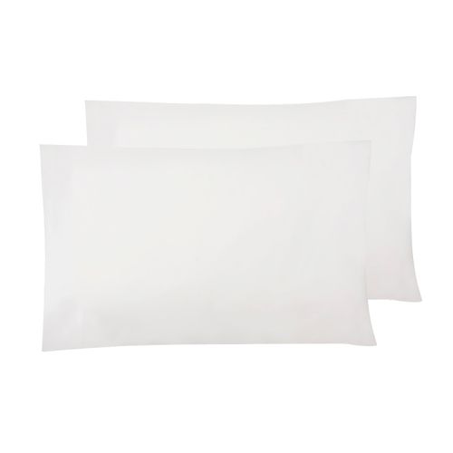 Set Fundas Almohada Básica Blanco 220 Hilos 50x70cm