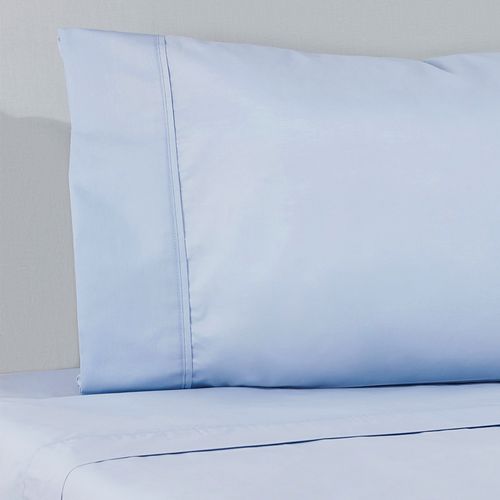 Set Sábana Lisa Azul Cielo 220 Hilos