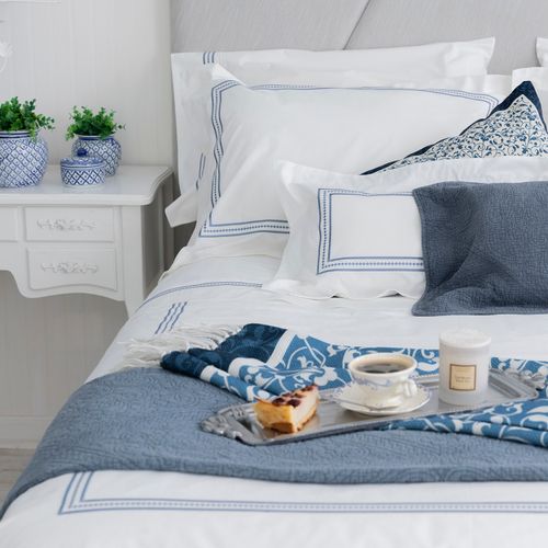 Cubreplumón Bordado Diamond Denim 200 Hilos
