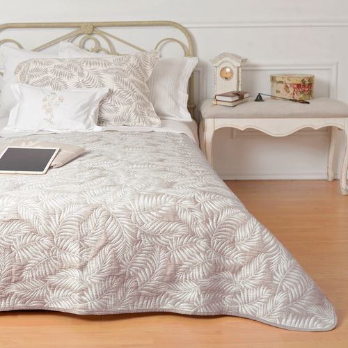Cubrecama Jacquard Palm Café