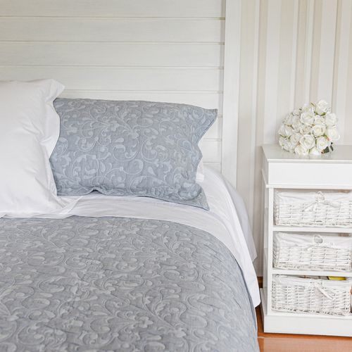 Cubrecama Jacquard Cassis Azul