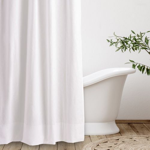 Cortina de Baño Clásica Blanco