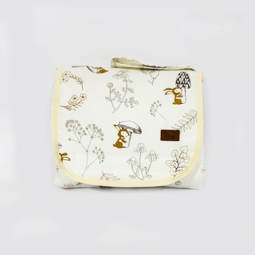 Mudador Estampado de Algodón Bosque