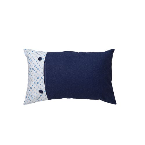 Cojín Kids Estampado Shibori Azul 220 Hilos 30x45cm