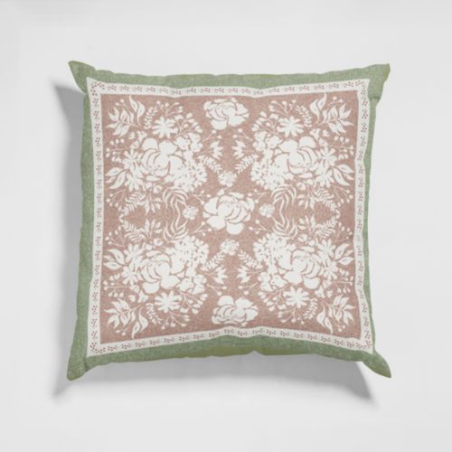 Funda de Cojín Estampado Bloom Beige 45x45cm