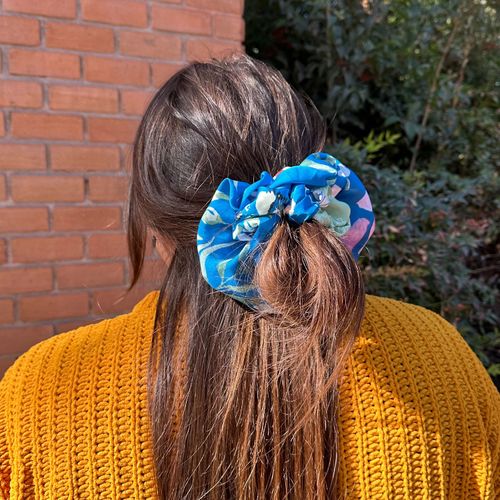 Maxi Scrunchie Pet Estampado Bloom Mix