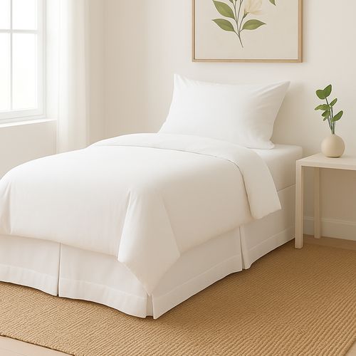 Faldón Básico Liso Blanco 220 Hilos