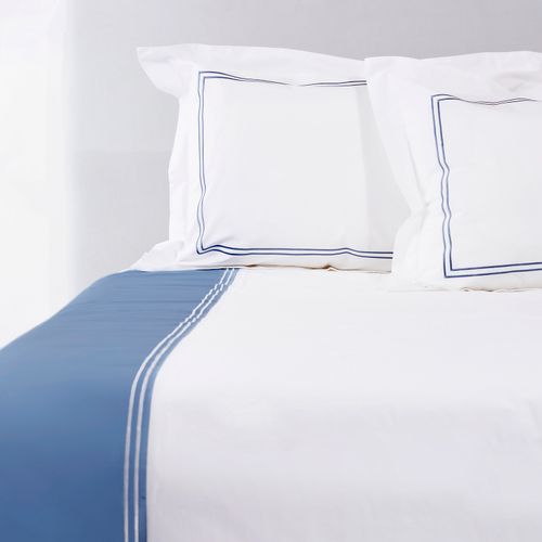 Cubreplumón Bordado Bicolor Denim 200 Hilos