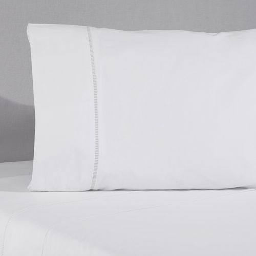 Set Sábana Básica Deshilado Blanco 220 Hilos