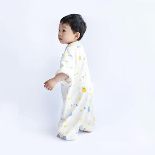 Saco de Dormir Bebé Estampado Mulen Cosmos Crudo TOG 0.5