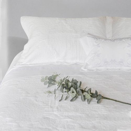 Cubrecama Jacquard Blanche Blanco