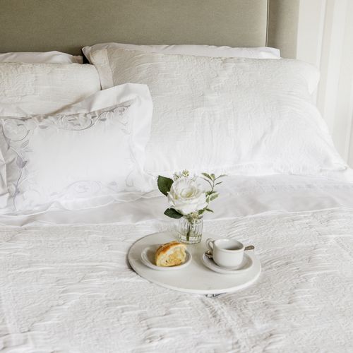 Cubrecama Jacquard Blanche Blanco