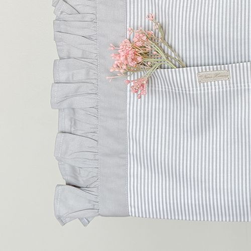 Tote Bag Piqué Vuelos Listado Gris