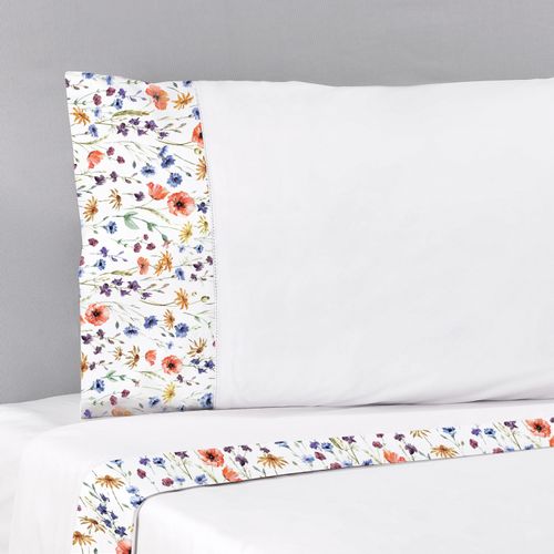Set Sábana Estampada Amapola