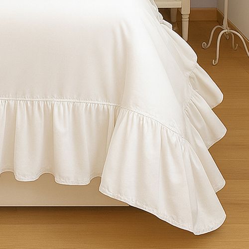 Cubrecama Algodón Vuelos Blanco