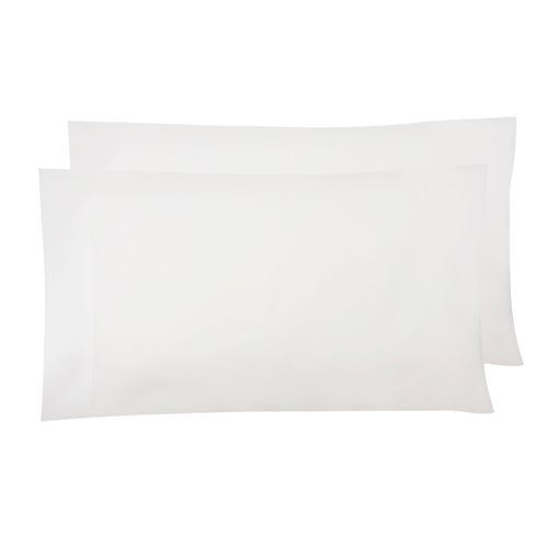 Set Fundas Almohada Básica Blanco 220 Hilos 50x90cm