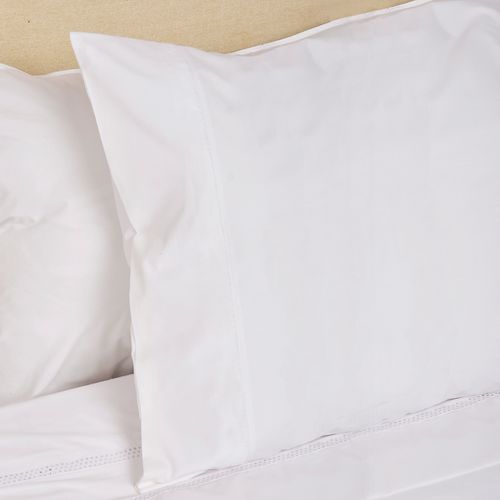 Set Fundas Almohada Básica Blanco 220 Hilos 50x90cm
