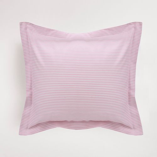 Cojín Estampado Piqué Basic Rosado 40x40cm