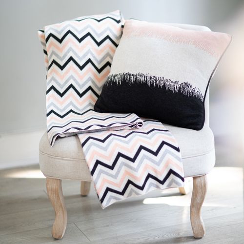 Cojín Tejido Peach Durazno 45x45cm