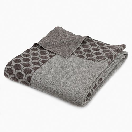 Manta Tejida Veranda Gris 170x130cm