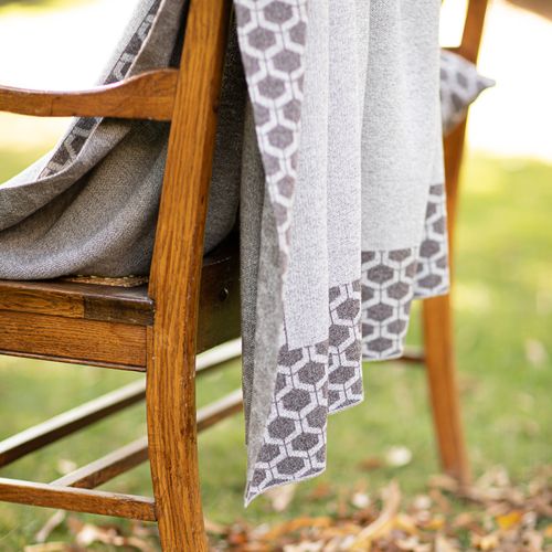 Manta Tejida Veranda Gris 170x130cm