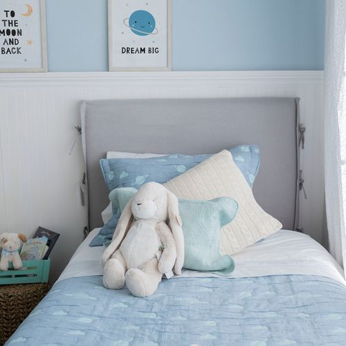 Cubrecama Kids Jacquard Planetas Celeste